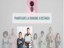 Immagine di Pianificare la riunione a distanza